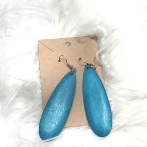 Teardrop blue earrings💧💙